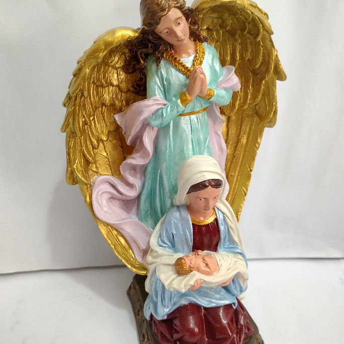 Imagem 2 - Imagem Colo de Mãe com Anjo 30cm