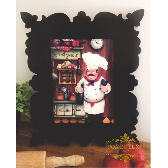 Imagem 1 - Quadro Decorativo Cozinheiro