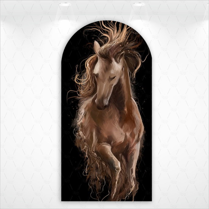 Imagem 2 - Painel Retangular ou Romano Vestfácil Cavalo Country - 1mx2m