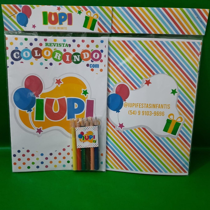 Imagem 1 - Kit Colorir com Lápis Personalizado