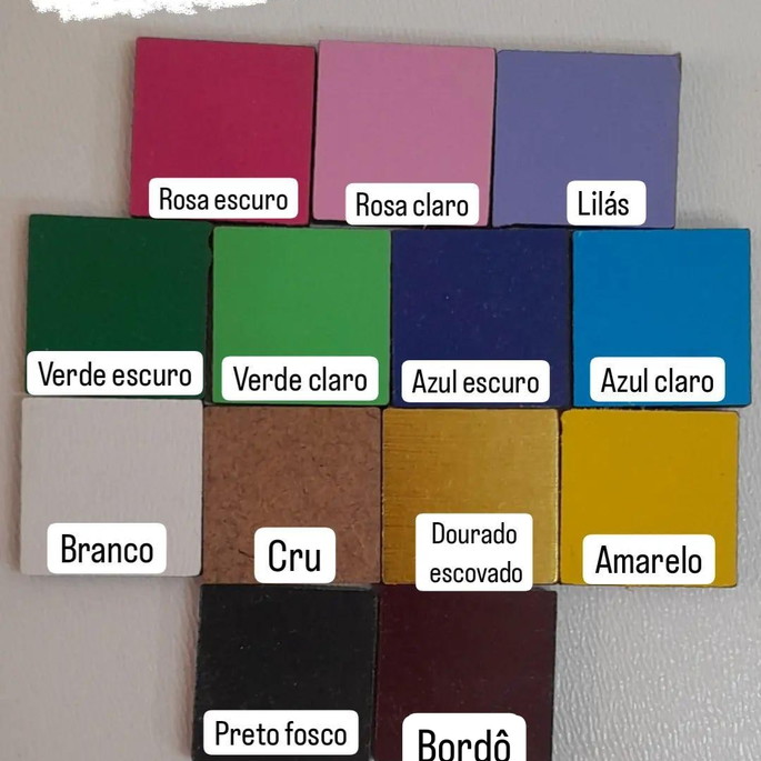 Imagem 2 - Galho de Pinus com Placa com Nome mdf Colorido