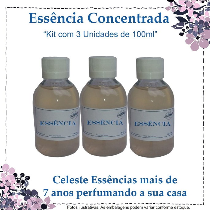 Imagem 1 - Essência Concentrada 100ml Morango c Champanhe kit com 3 un