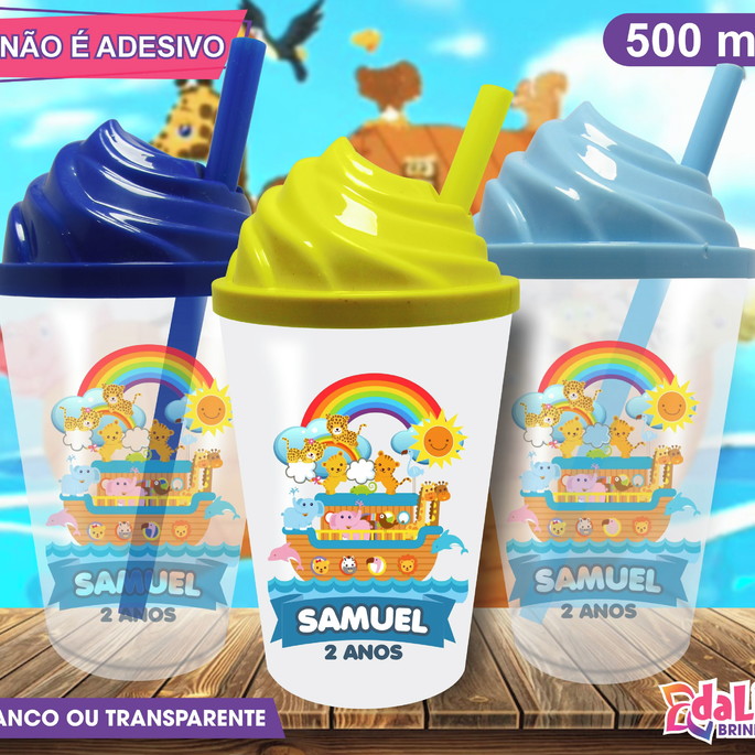 Imagem 1 - Copo Chantilly Personalizado a Arca de Noé Mod.2- 500 ml
