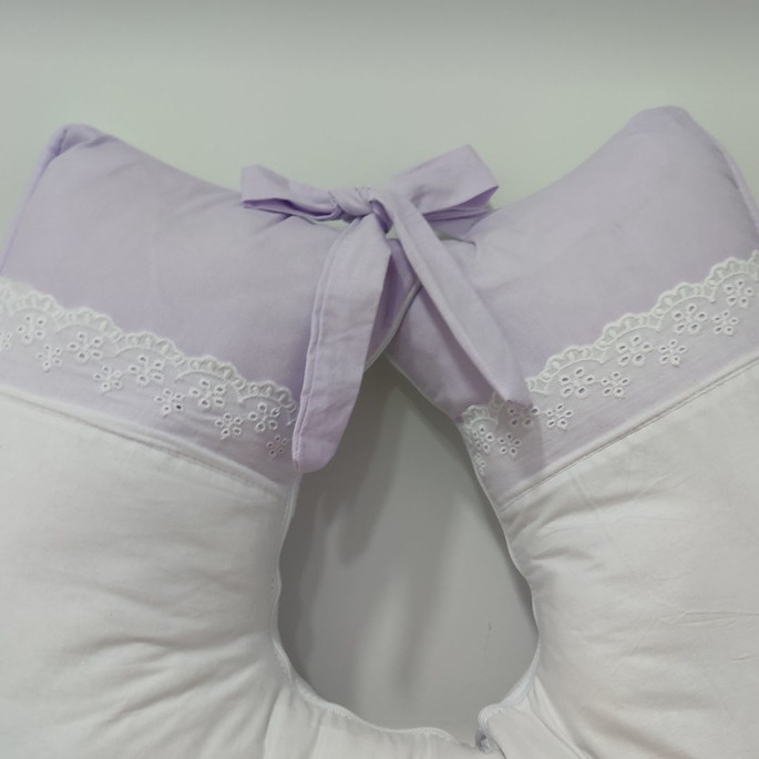 Imagem 3 - Almofada Amamentação Borboletas Floral Encanto Lilás Meninas
