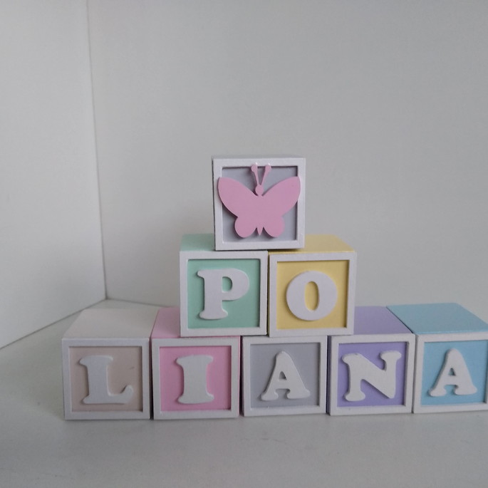 Imagem 2 - Kit com 12 Cubos 5×5 com Molduras Decorados