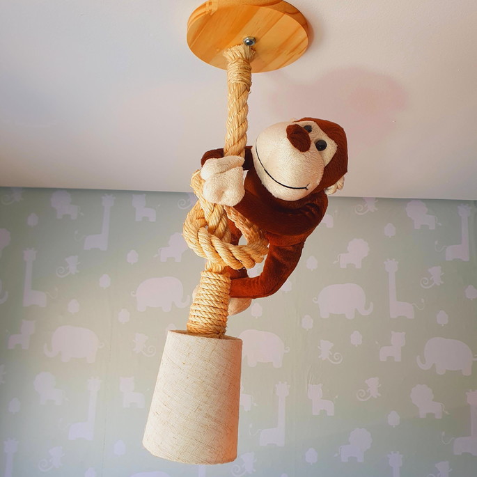 Imagem 1 - Luminária Corda com Macaco