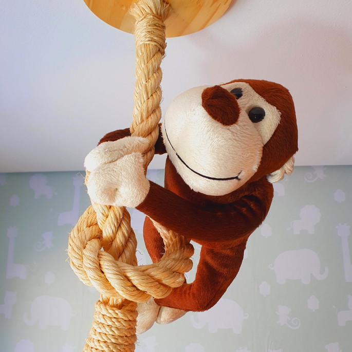 Imagem 2 - Luminária Corda com Macaco
