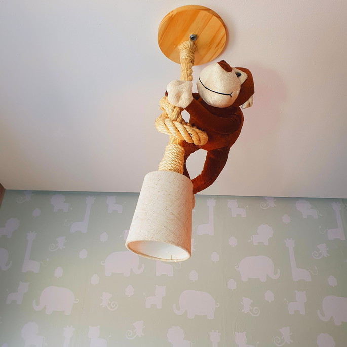 Imagem 3 - Luminária Corda com Macaco