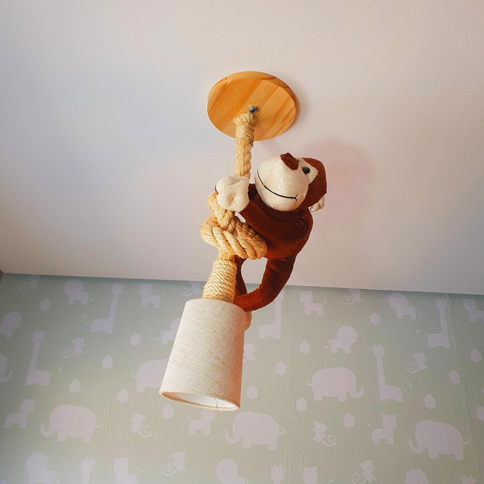 Imagem 4 - Luminária Corda com Macaco