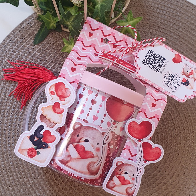 Imagem 1 - 2 Canecas Personalizadas com Qr Code com Música do Casal