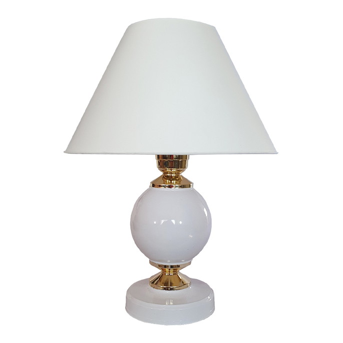 Imagem 1 - Abajur Clássico para Quarto Modelo Lamp Branco