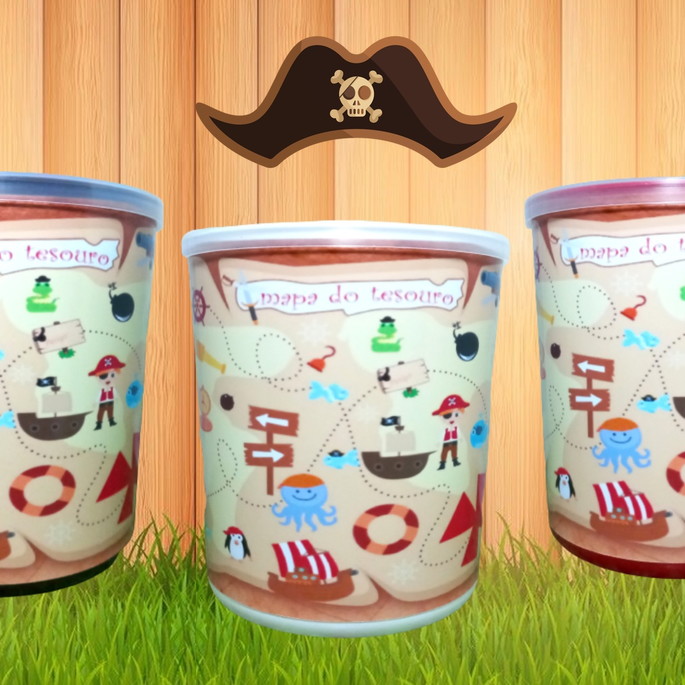 Imagem 1 - Kit com 15 Latas Tipo Ninho Pirata(vazio)