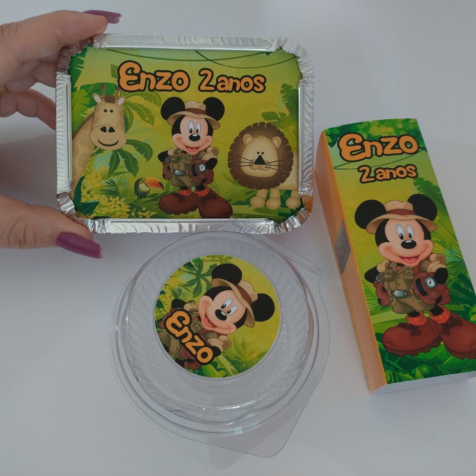 Imagem 1 - Kit Festa na Escola Personalizado Mickey Safari
