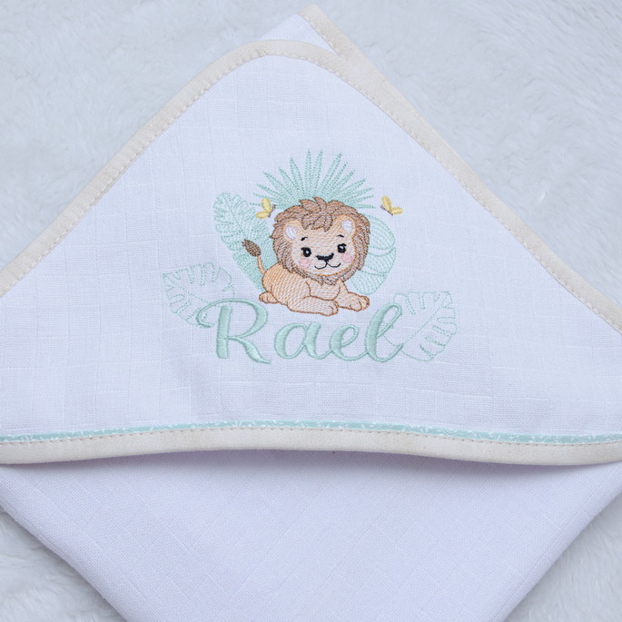 Imagem 3 - Toalha Fralda com Capuz Personalizada
