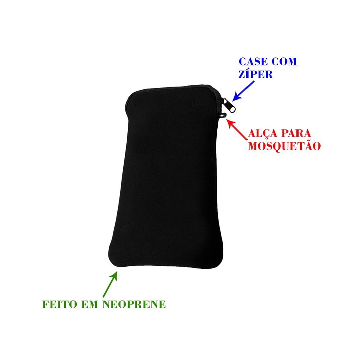 Imagem 3 - Bolsa Case para Celular com Zíper Colorido