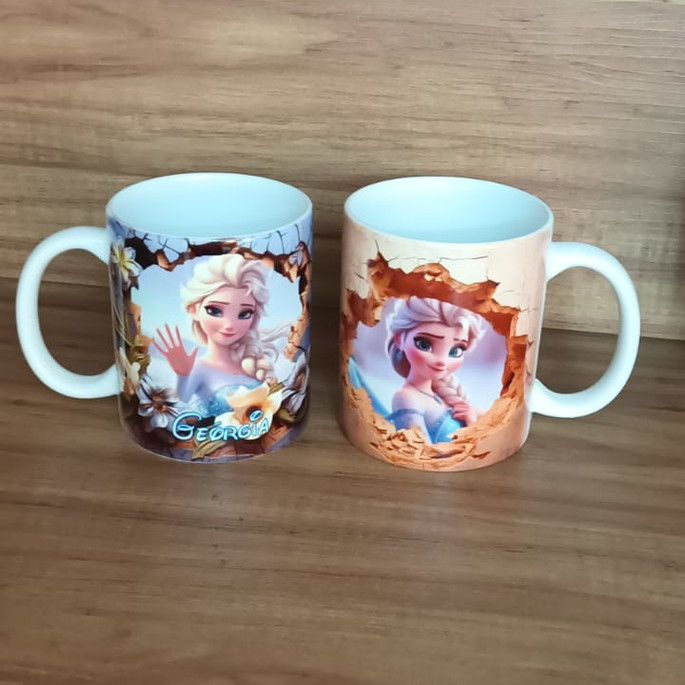 Imagem 2 - Canecas Frozen Impressão 3d