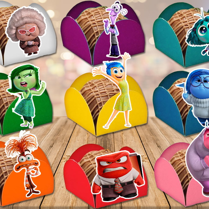 Imagem 1 - Forminhas Divertidamente 2 com a Nostalgia