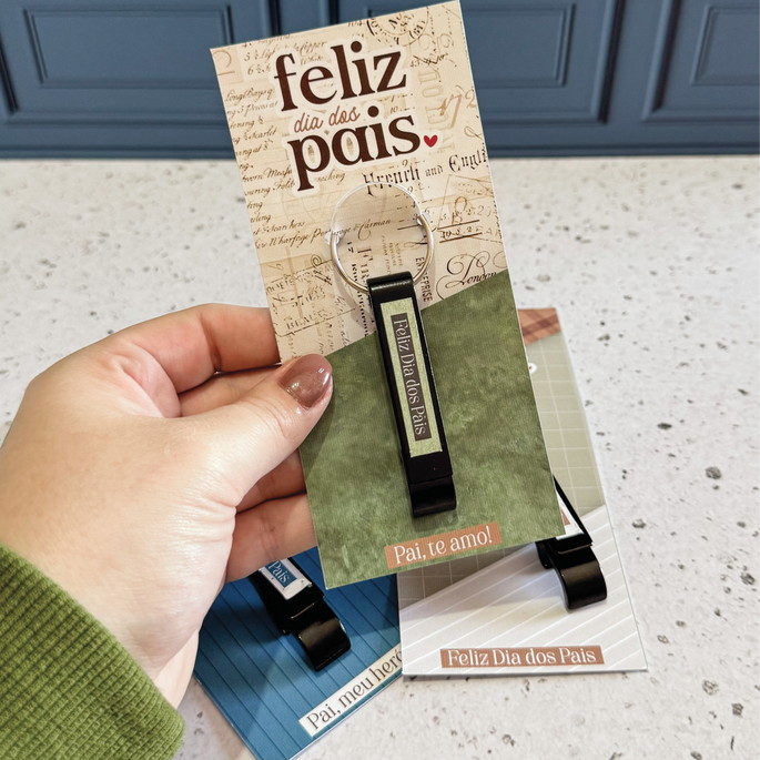 Imagem 3 - Kit com 10 Card com Chaveiro Abridor de Garrafas