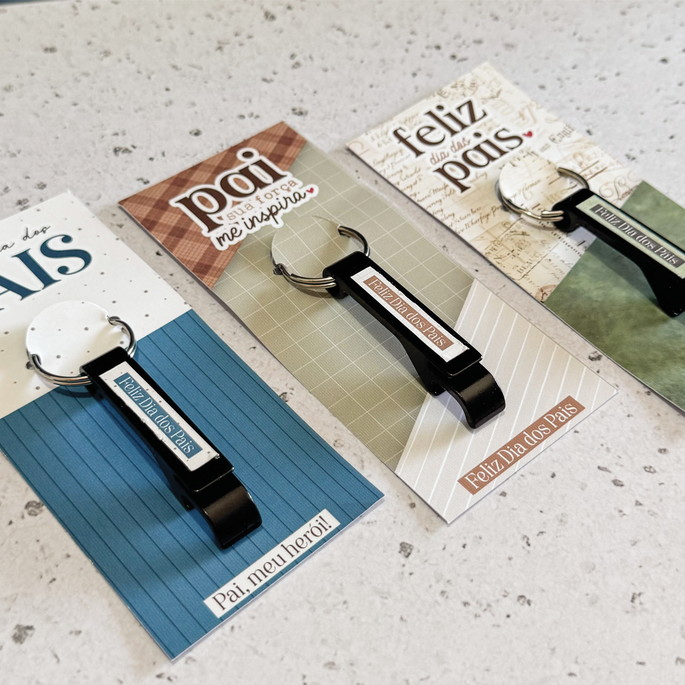 Imagem 4 - Kit com 10 Card com Chaveiro Abridor de Garrafas