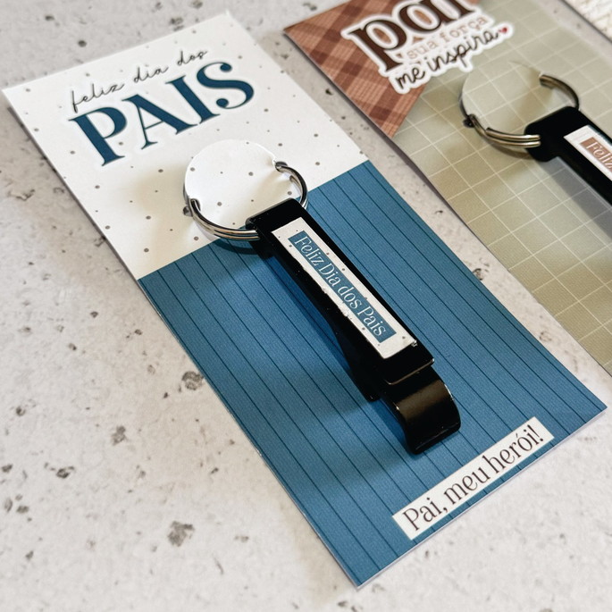 Imagem 2 - Kit com 20 Card com Chaveiro Abridor de Garrafas