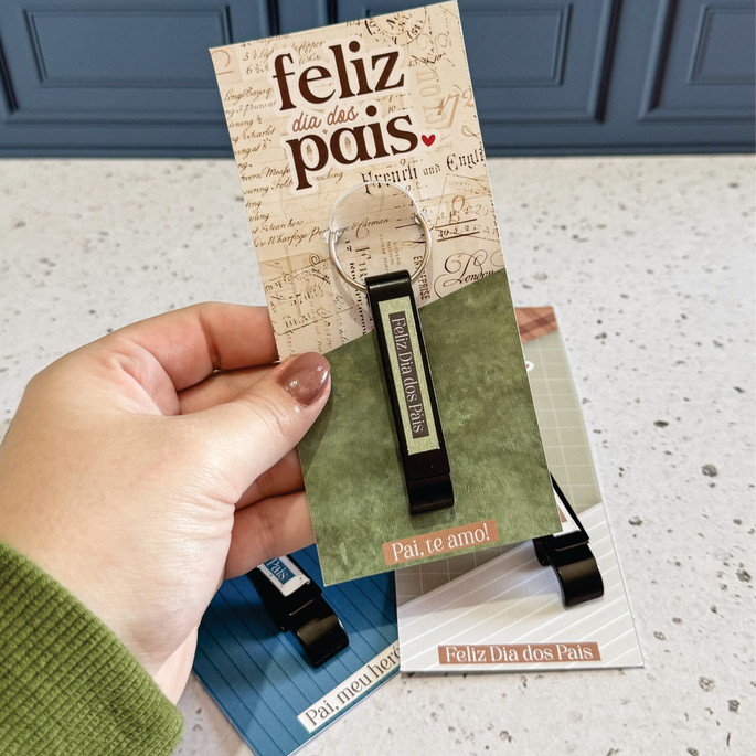 Imagem 3 - Kit com 20 Card com Chaveiro Abridor de Garrafas