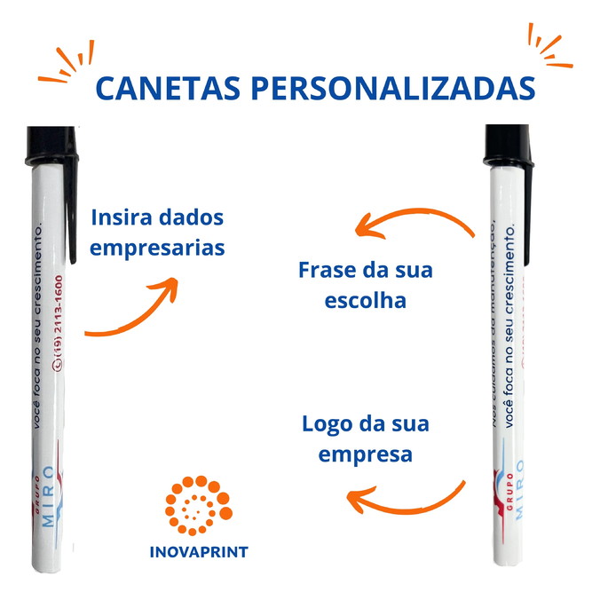 Imagem 4 - 20 Cadernos A5 Capa Dura 80 Folhas + Canetas com Logomarca