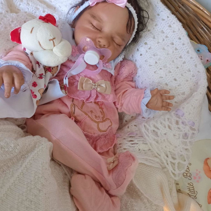 Imagem 1 - Bebê Reborn Negra, Realista, Pronta Entrega