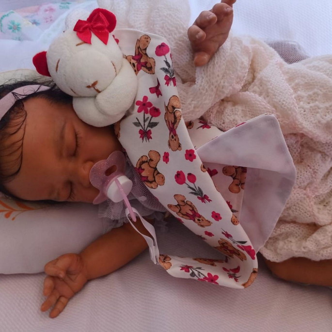 Imagem 5 - Bebê Reborn Negra, Realista, Pronta Entrega