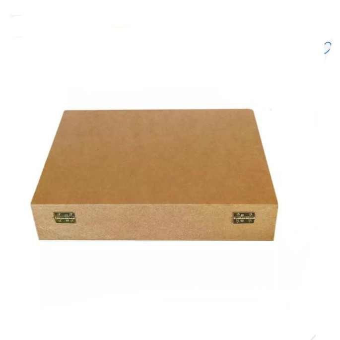 Imagem 2 - Caixa Retangular Lisa com Dobradiça 20x12x7 mdf Madeira