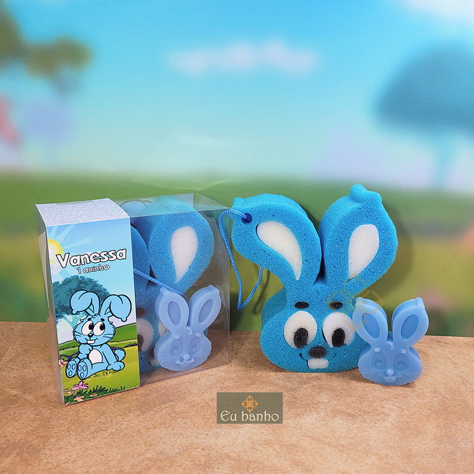 Imagem 1 - Kit Esponja e Sabonete Coelho Sansão (da Mônica) 0504