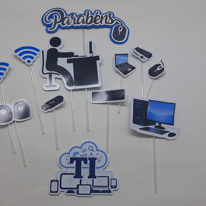 Imagem 1 - Topo de Bolo Informática T.i. Programador