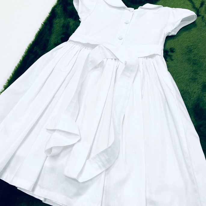 Imagem 3 - Vestido Bordado a Mão= Branco= 4 Anos
