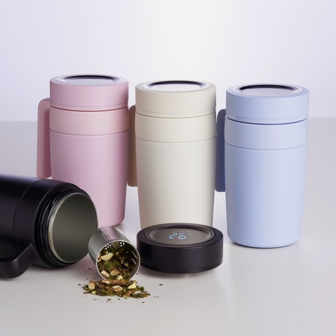 Imagem 2 - Caneca Térmica Inox 500ml com Display Led Personalizada