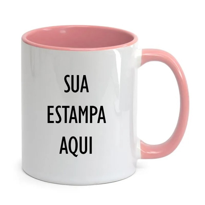 Imagem 1 - Caneca com Alça e Interna Colorida Personalizada