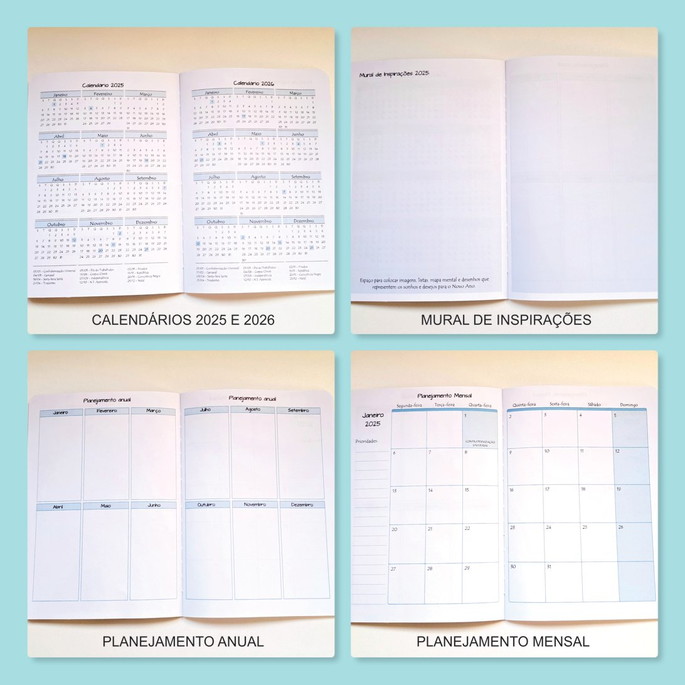 Imagem 5 - 2025 Planner Mensal A5 - Tsurus