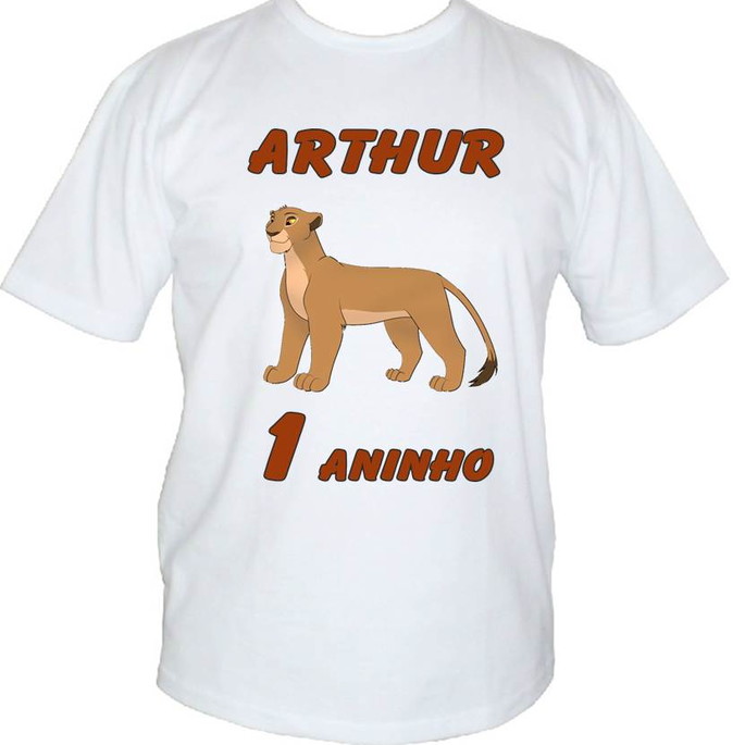 Imagem 2 - Kit com 3 Camisetas Leão Simba