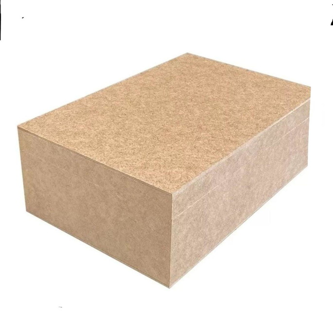 Imagem 2 - Caixa Retangular Lisa com Dobradiça 22x10x8 mdf Madeira