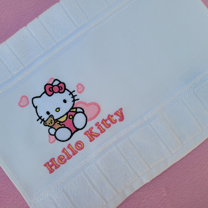 Imagem 3 - Kit 2 Toalhas Lavabo Hello Kitty.