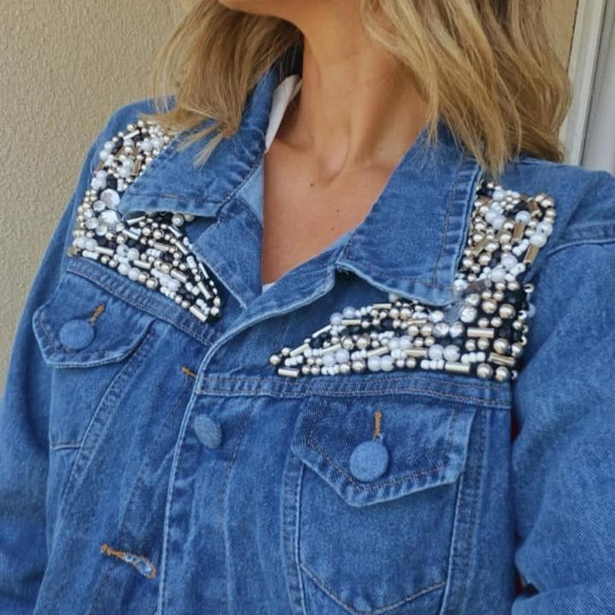Imagem 3 - Jaqueta Jeans com Aplique