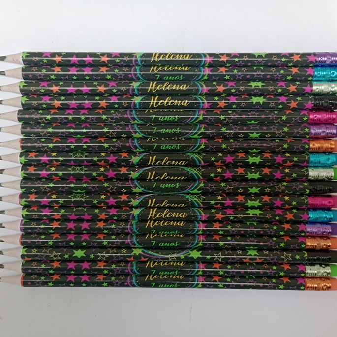 Imagem 1 - Lápis com Borracha Neon