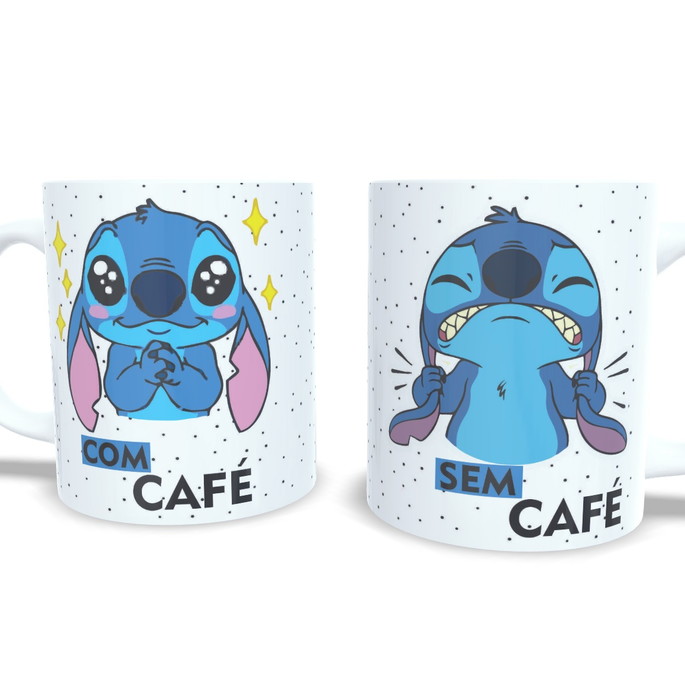 Imagem 1 - Caneca com Café sem Café Stitch