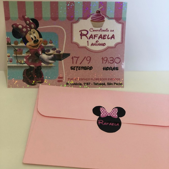 Imagem 1 - Convite com Envelope Holografia Personalizado