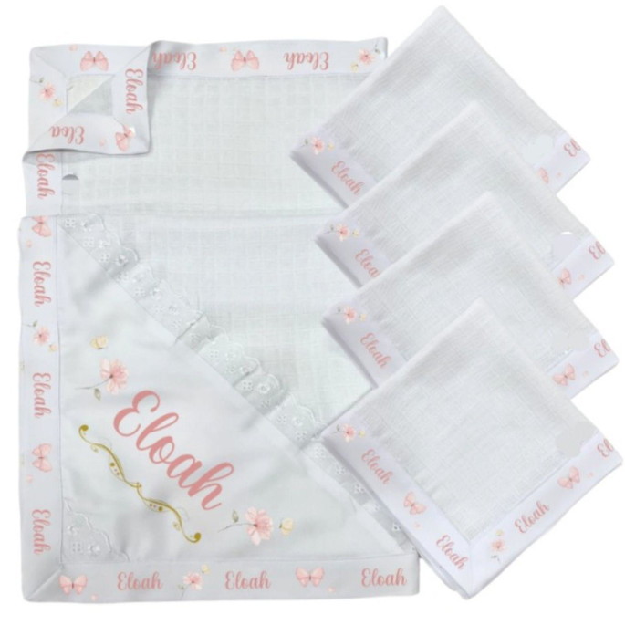 Imagem 1 - Kit Fralda com Barrado Personalizado