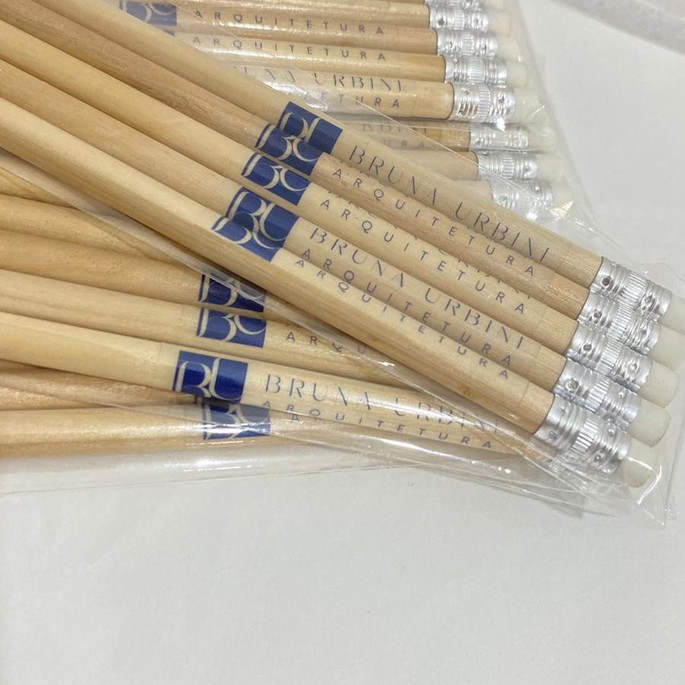 Imagem 1 - Lápis com Borracha Personalizado