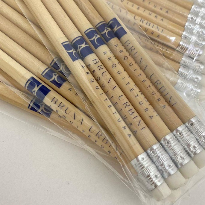Imagem 2 - Lápis com Borracha Personalizado