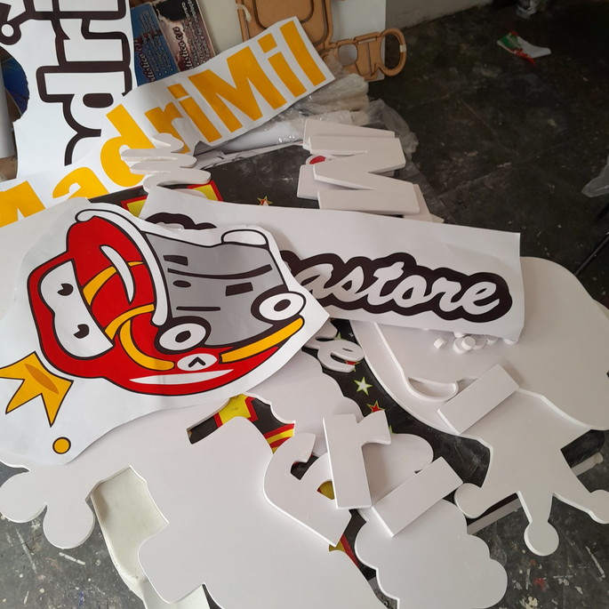 Imagem 5 - Logo Completo de Pvc 2 Camadas 10mm c/ Led