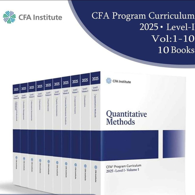 Imagem 1 - Cfa Program Curriculum 2025 Level 1 Bookset 1- 10