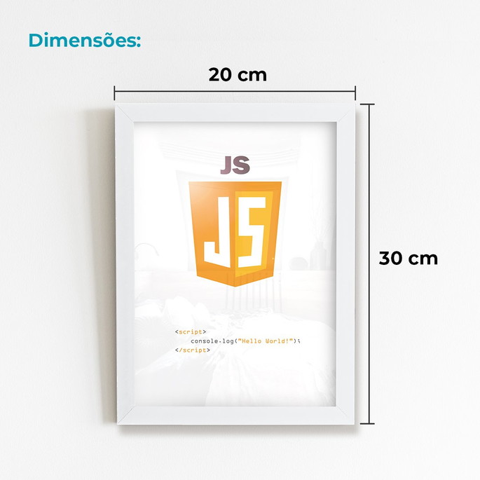 Imagem 4 - Quadro Decorativo Azulejo Brilhoso Java Script Tech T.i 20x3