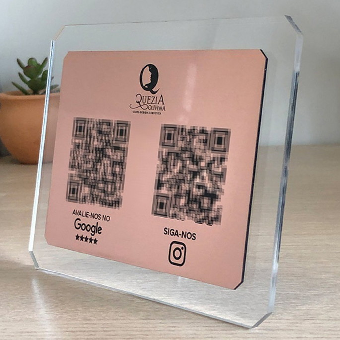 Imagem 3 - Placa Qr Code Duplo