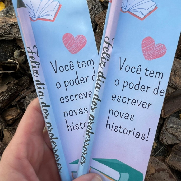 Imagem 4 - Lápis Personalizado com Tags Kit com 20